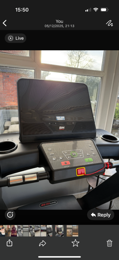 image for RS1000 running machine like new 