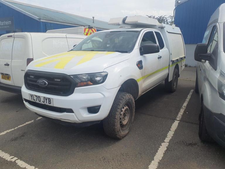 2021 FORD RANGER XL UTITLY BODY NON RUNNER SPARES OR REPAIRS PRICE PLUS VAT