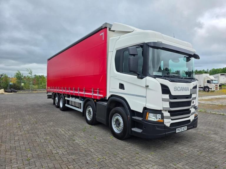 2021 Scania G410 8X2 Rear Lift Steer 30ft curtainsider