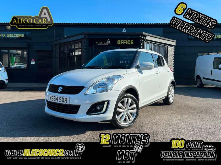 SUZUKI SWIFT 1.2 Dualjet SZ4 White Manual Petrol 2014 4X4