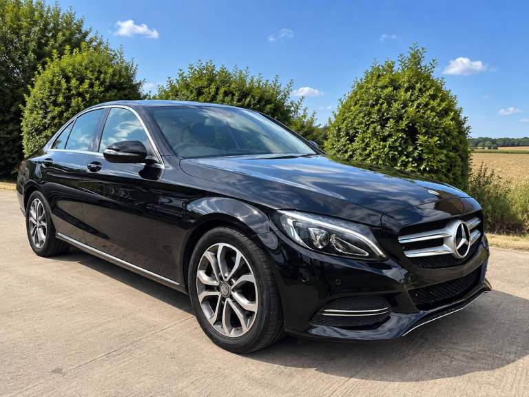 2015 15 MERCEDES BENZ C220d SPORT SALOON 2.1 DIESEL MANUAL 170BHP BLACK EURO 6
