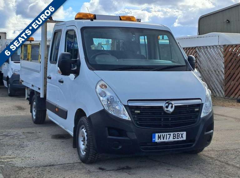 2017 Vauxhall Movano 2.3 L2H1 F3500 C/C 129 BHP CHASSIS CAB Diesel Manual