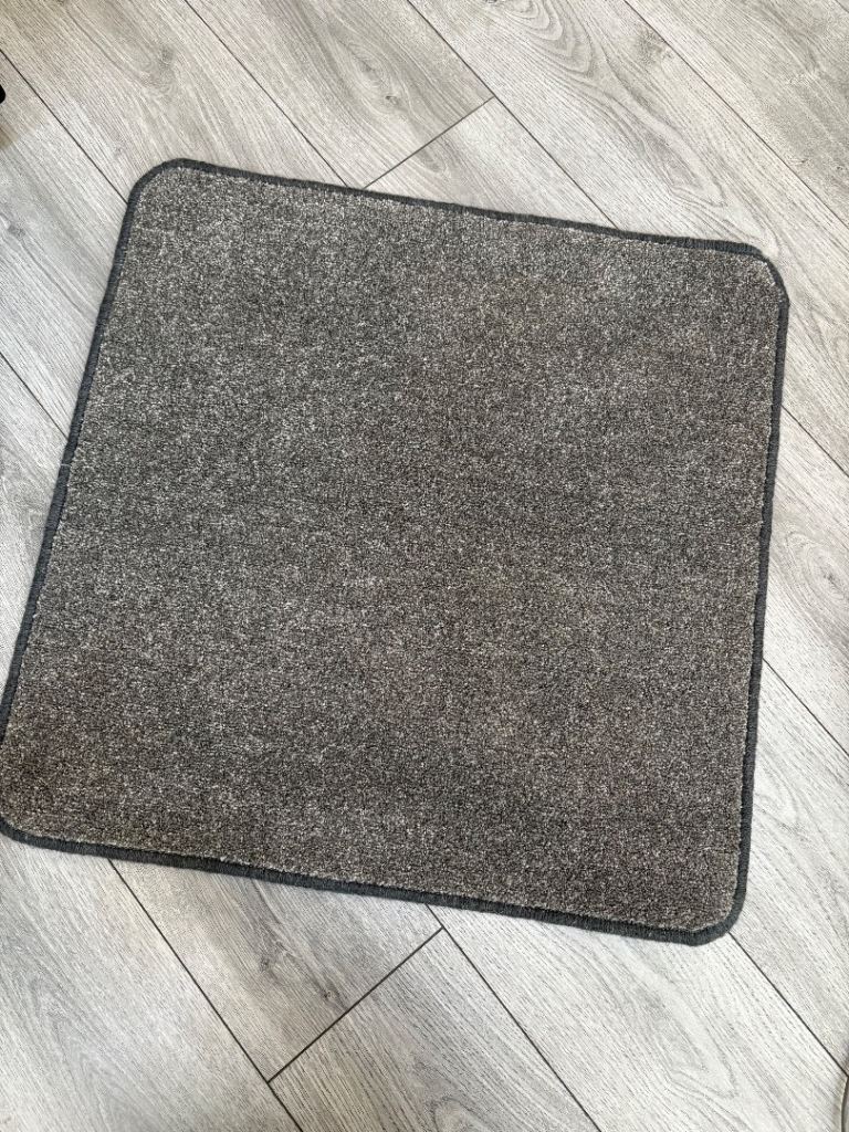 Floor Mat Runner Indoor Entrance Kitchen Hallway Floor Protector 68cmx68cm Grey