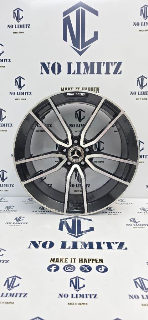 MERCEDES 20" 9.5J AMG E53 STYLE SINGLE ALLOY WHEEL 5x112 DIAMOND CUT