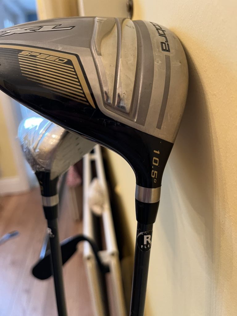 Men's Cobra XL speed driver and 3 wood 