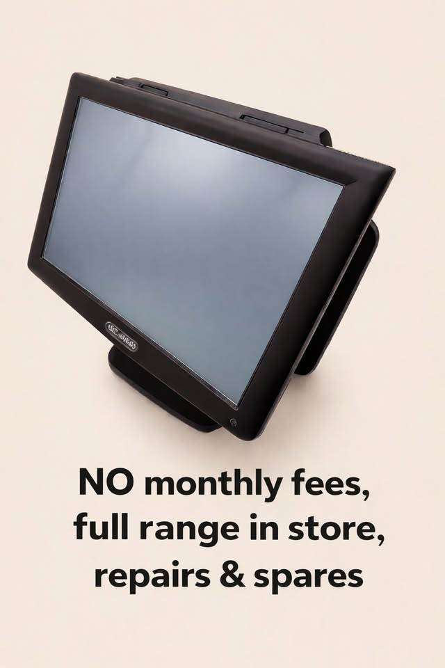value till epos system newsagents chip chicken shop add printers etc 15" touch full support
