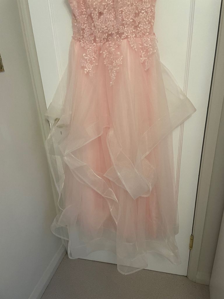Prom party pink party dress
