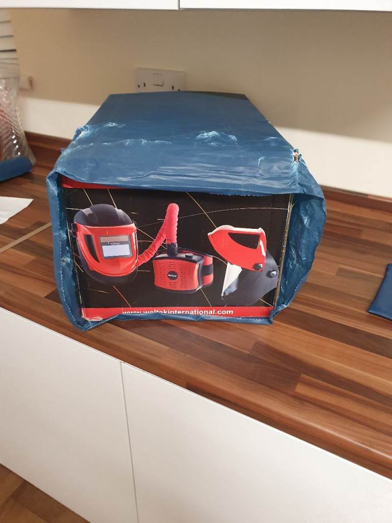 BRAN NEW BOXED WELTEK NAVITEK S4 AIRKOS TRUE COLOUR WELDING HELMET AND AIR,FED SYSTEM 