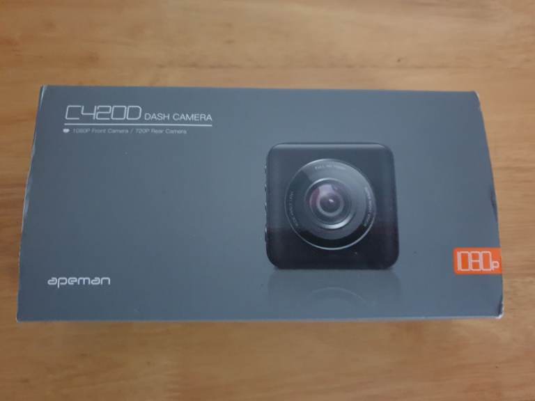 Apeman C 420 D front and rear dash camera 