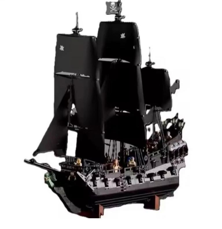 2862 Piece Brand New Jack Sparrow Black Pearl Building Block Set with Light Kit