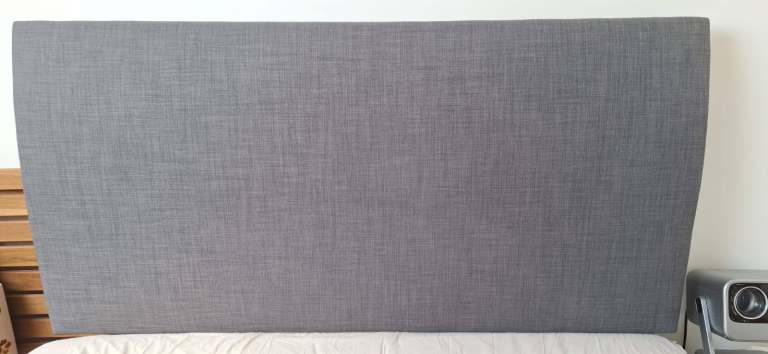 IKEA BALESTRAND headboard for double bed – Skiftebo grey – excellent condition