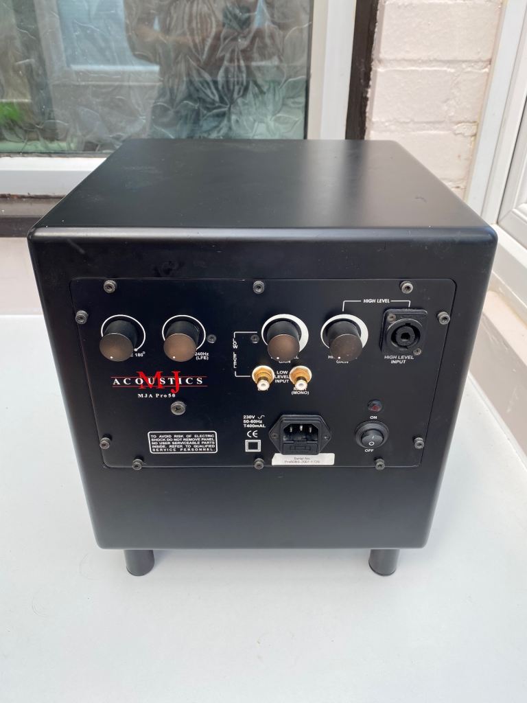 MJ Acoustics Pro50 Mk1 Subwoofer