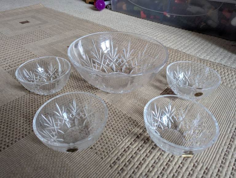 RCR Vintage Cut Crystal Glassware Set