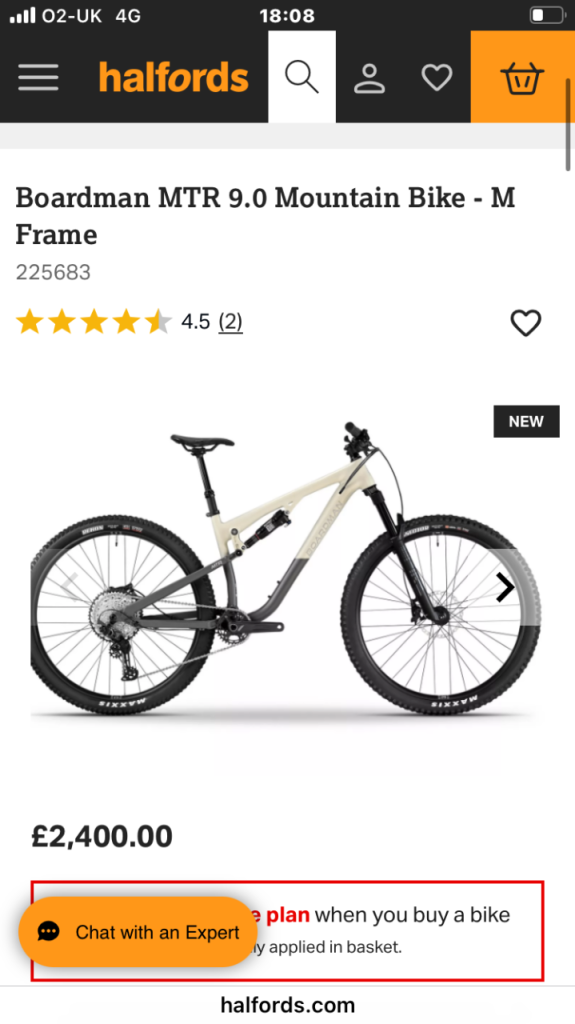 Boardman mountain bike