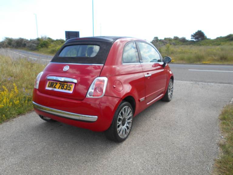 FIAT 500 POPULAR CONVERTIBLE STUNNING RED 2010 £35 ROAD TAX BARGAIN ONLY £2295 *LOOK* PX/DELIVERY