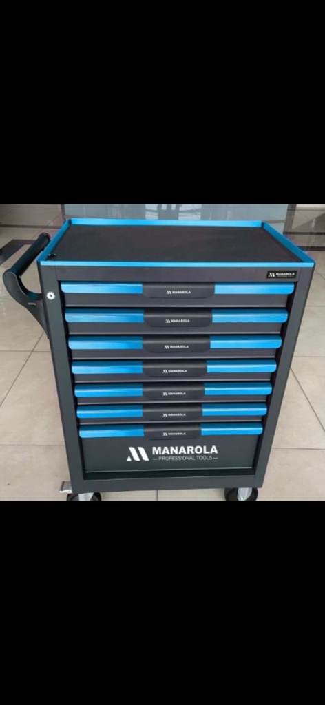 7 DRAWER EMPTY TOOL BOX CART 