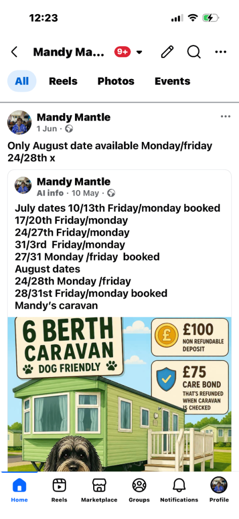 Caravan for rent porthcawl 