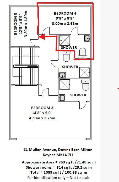 1 double room to rent in DownsBarn
