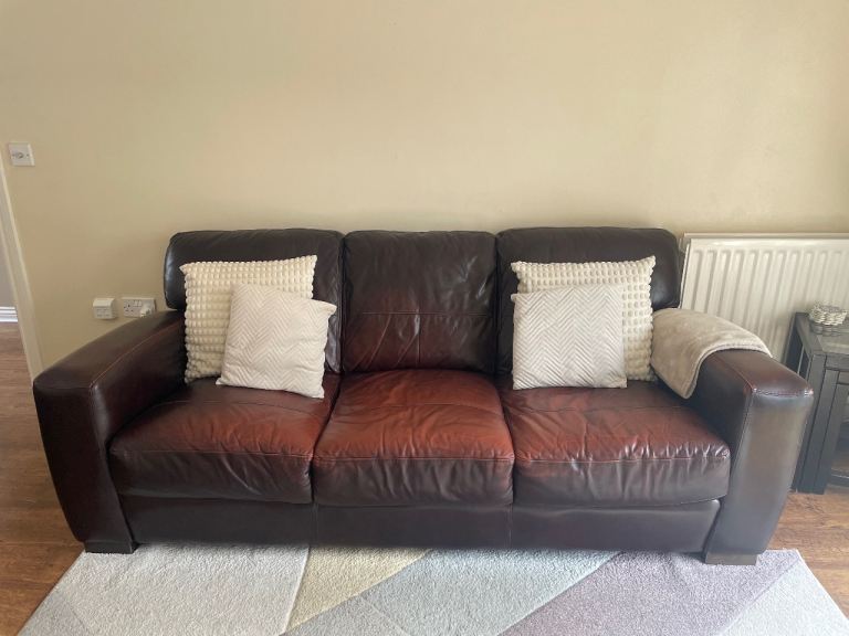 DFS leather sofas