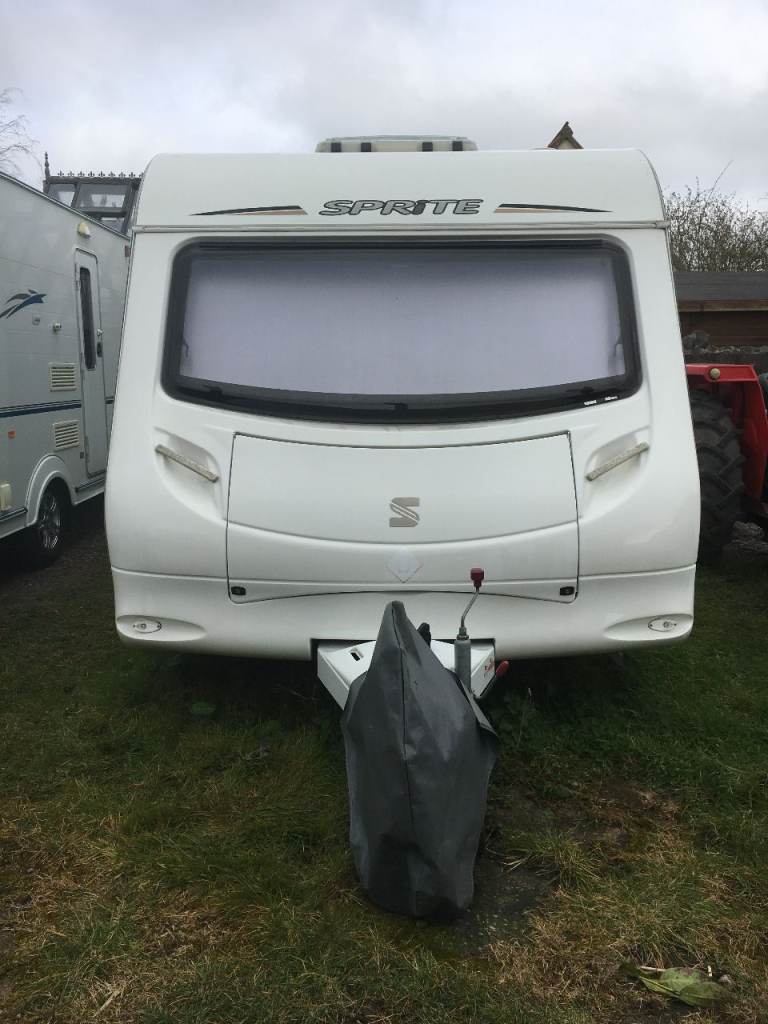 Sprite Alpine 2011 4 Berth Caravan with inflatable awning