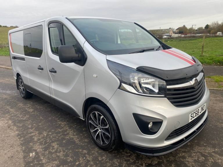 2018 68 VAUXHALL VIVARO 1.6 CDTI 2900 SPORTIVE NO VAT CREW VAN L2 H1 EURO 6 (S/S