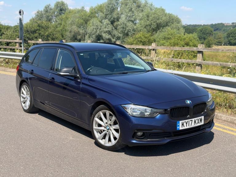 2017 BMW 3 SERIES TOURING 318D LUXURY STEP AUTO 5 DOOR ESTATE BLUE SAT NAV FSH