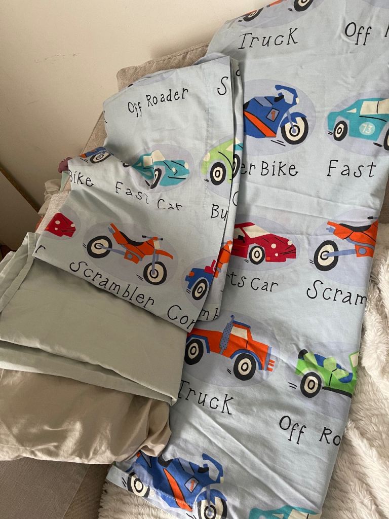 Boys Stuff ! Single bedding set 4 piece !! Next 