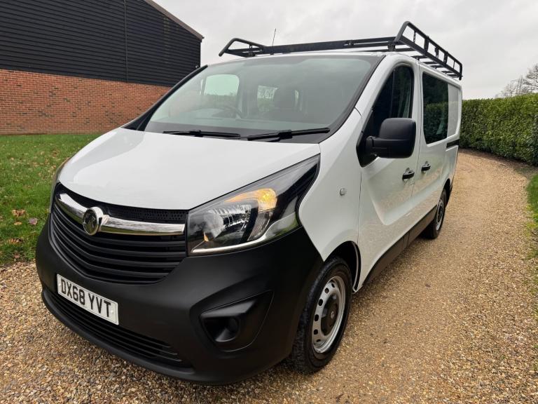 2018 Vauxhall Vivaro 2900 1.6CDTI BiTurbo 125PS H1 DoubleCab PANEL VAN Diesel Manual