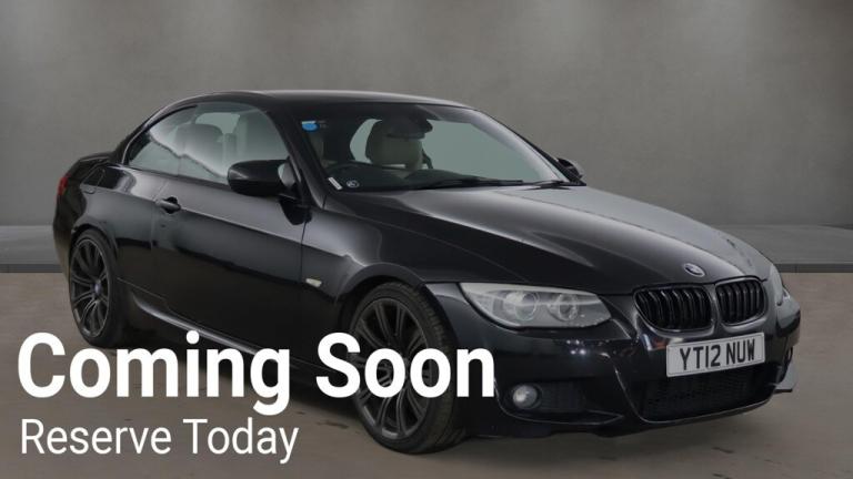 2012 BMW 3 Series 2.0 320d Sport Plus Edition Convertible 2dr Diesel Steptronic