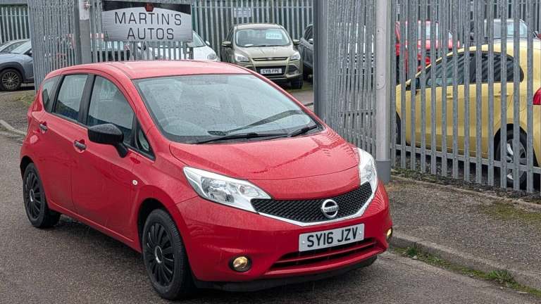 2016 Nissan Note 1.2 Visia 5dr,42K,£20 Road Tax. MPV Petrol Manual