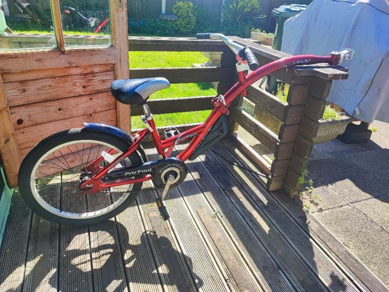 Weeride Pro Pilot Tagalong Trailer Bike Red