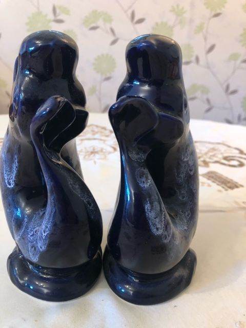 Kernewek pottery Cornwall Dolphin figurines