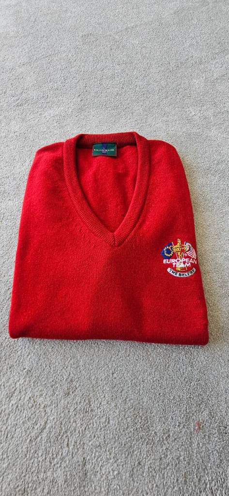 Ryder Cup The Belfry European Team Red Sleeveless Pullover 