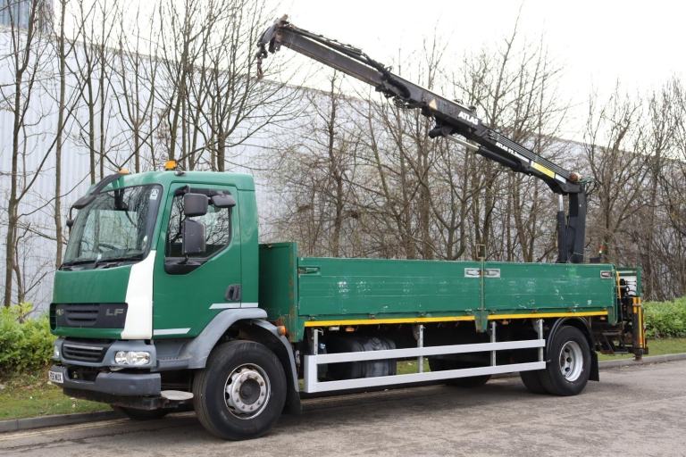 DAF LF55 220 4X2 ATLAS 92.2 CRANE DROPSIDE (2011)