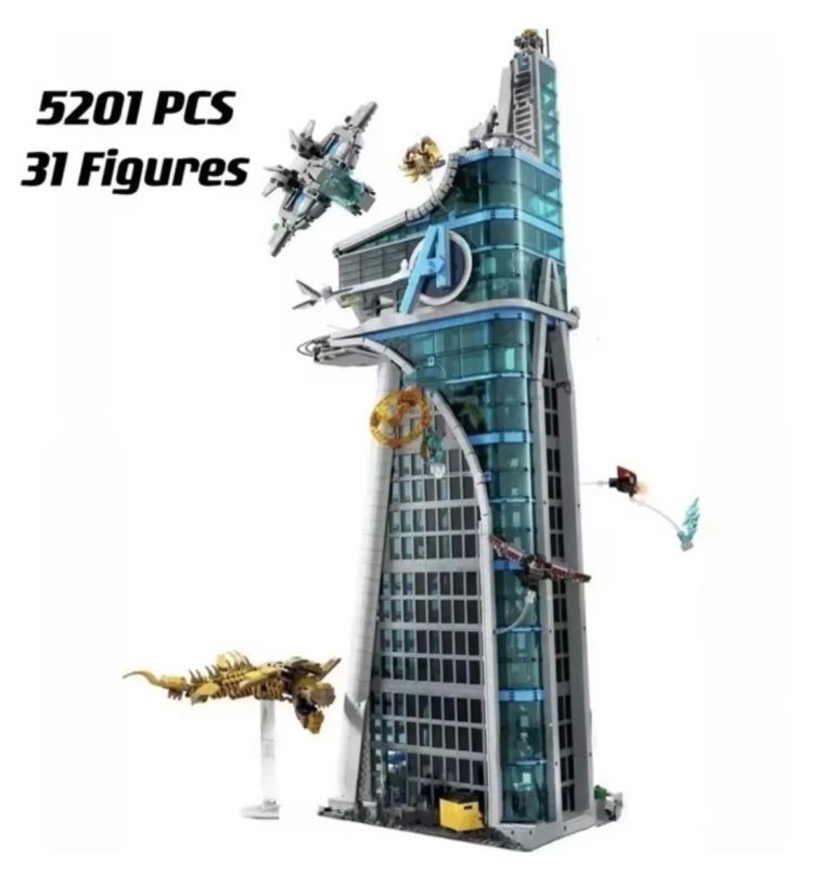 ⭐️5201 Piece Marvel Avengers Tower Building Block Set with 31 Figures ⭐️