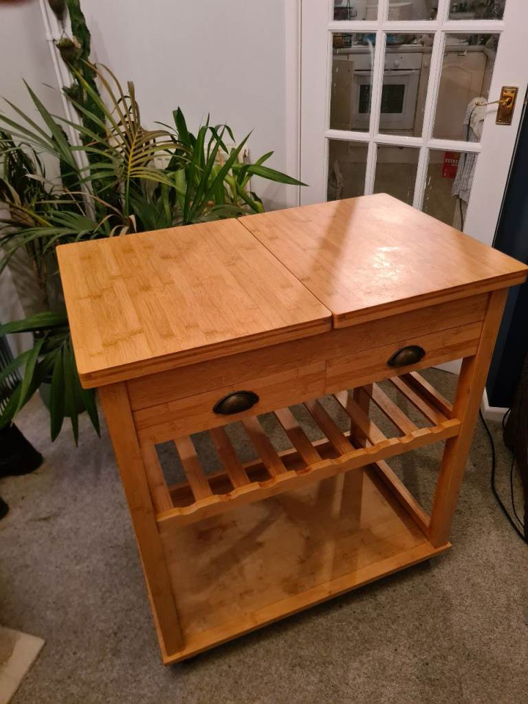 Solid Pine Kitchen Island Unit/Butchers Block