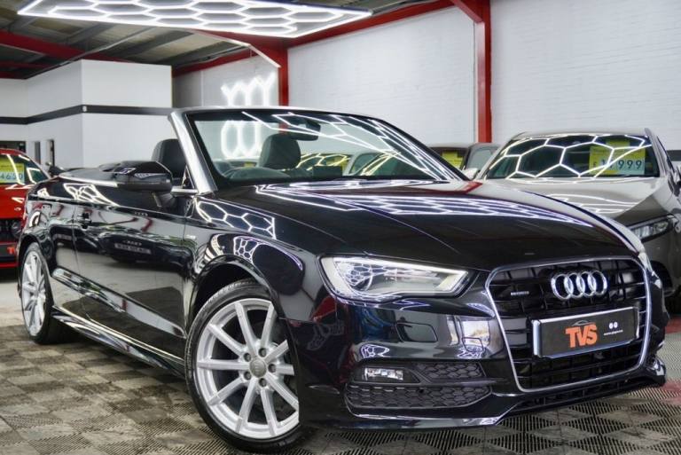 2015 Audi A3 Cabriolet 1.8 TFSI S line Convertible 2dr Petrol S Tronic quattro Euro 6 (s/s) (180 ...