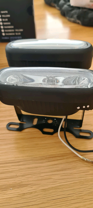 High power halogen lamps with wiring harmess