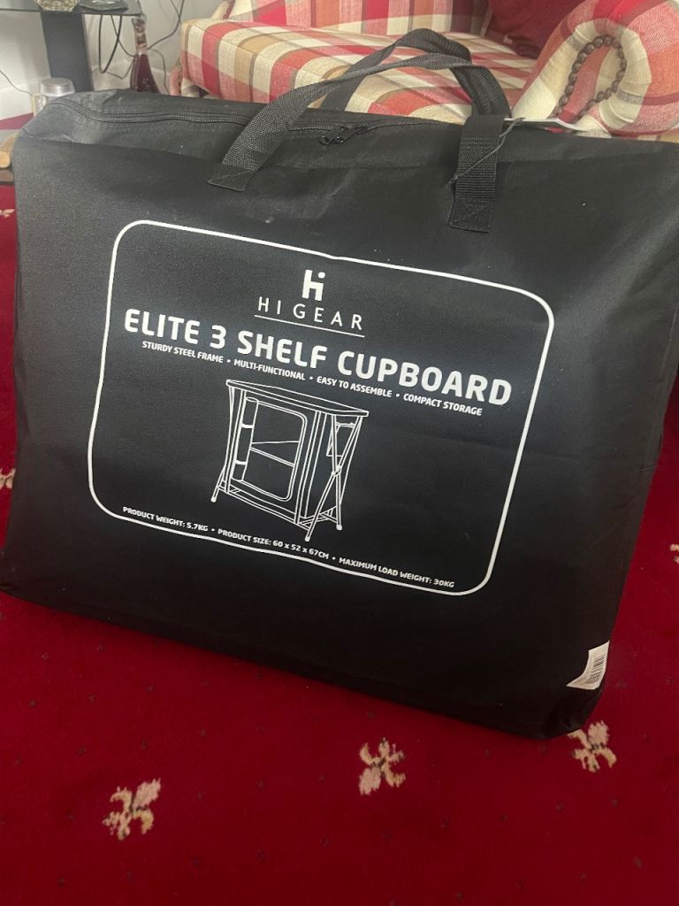 Hi Gear Elite 3 Shelf Cupboard