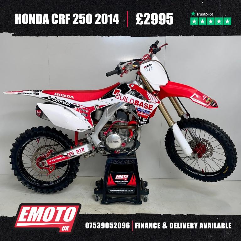 HONDA CRF 250 2014 Motocross Bike 250cc YOSHI/TALON @EmotoUK - Finance Available