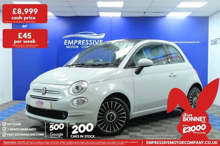 2021 21 FIAT 500 1.0 MHEV LAUNCH EDITION HATCHBACK 3DR PETROL MANUAL EURO 6 (S/S