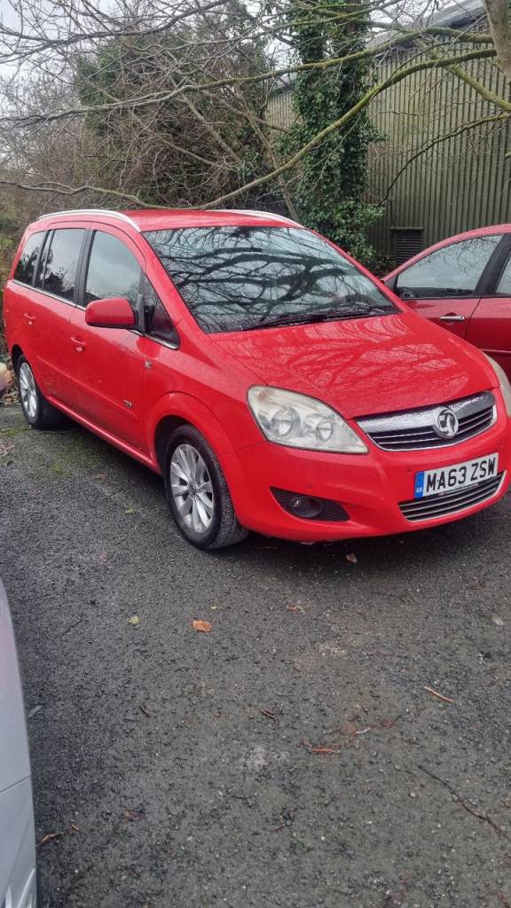 Vauxhall, ZAFIRA, MPV, 2013, Manual, 1686 (cc), 5 doors