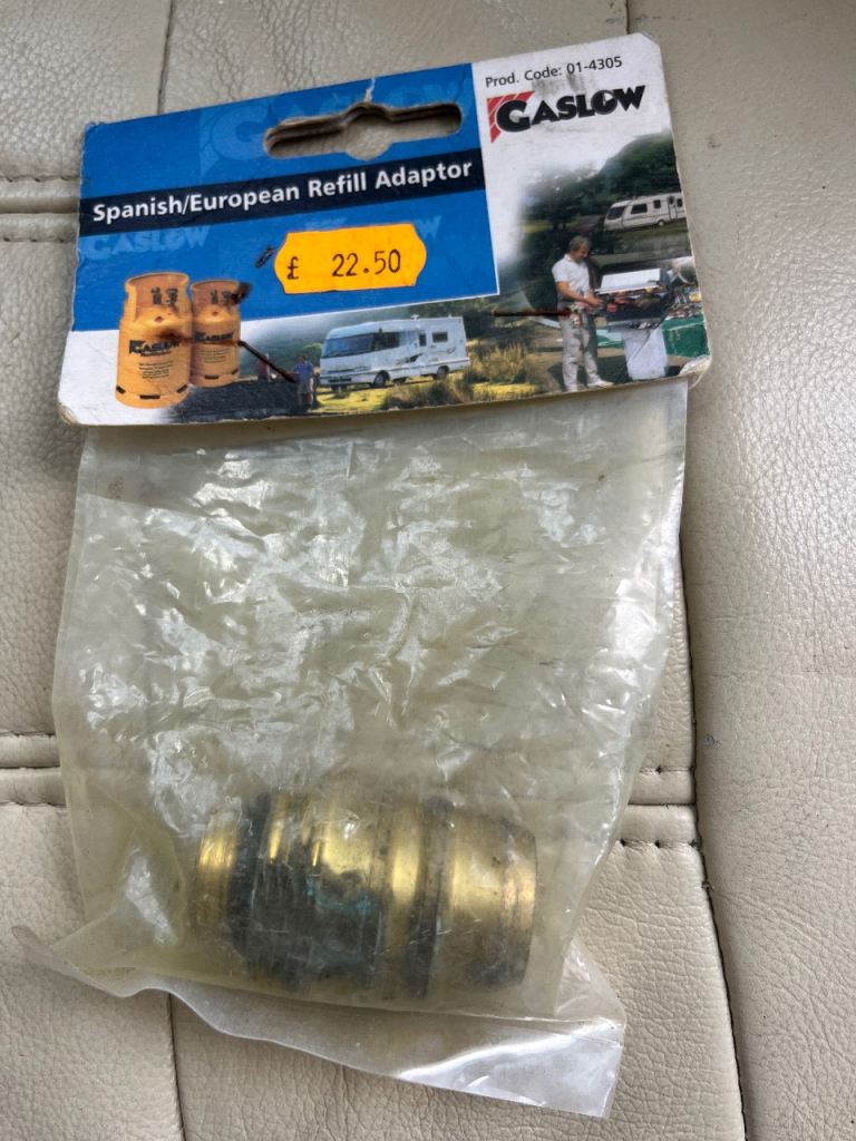 European Gaslow refill adaptor 