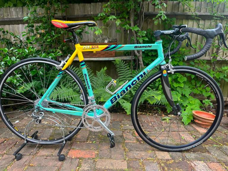 UI Ultra Rare Original BIANCHI XLEV2 size/ 54 cm Road Bike Full Record