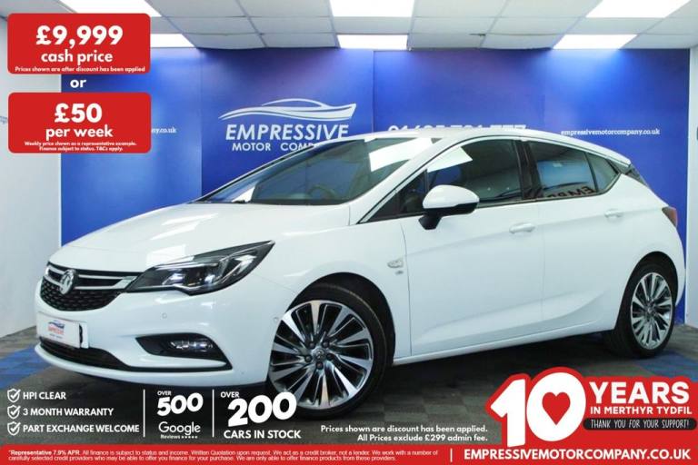 2018 68 VAUXHALL ASTRA 1.4I TURBO ELITE NAV HATCHBACK 5DR PETROL MANUAL EURO 6 (