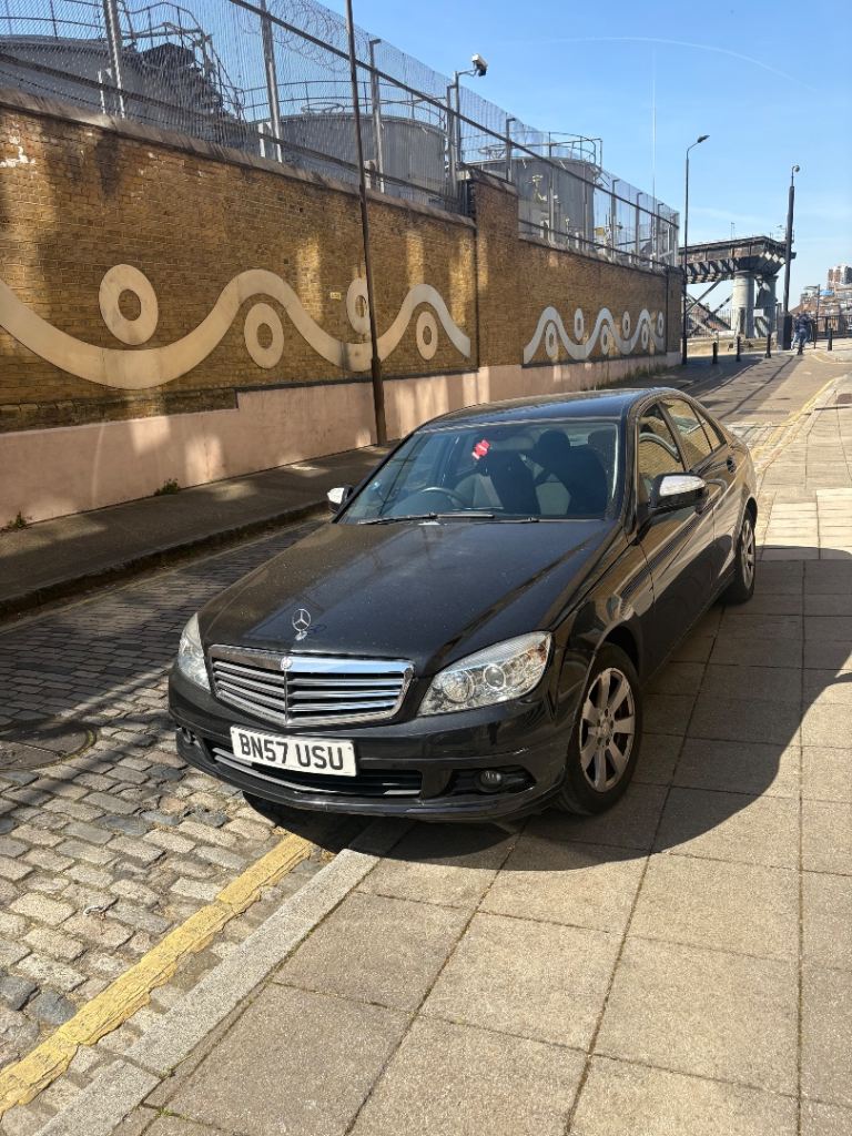 2007 Black Mercedes Benz C180 Kompressor for sale