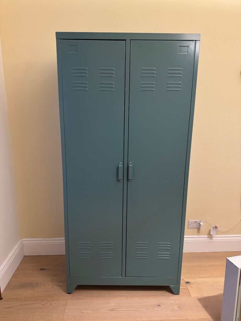 Two door metal wardrobe 