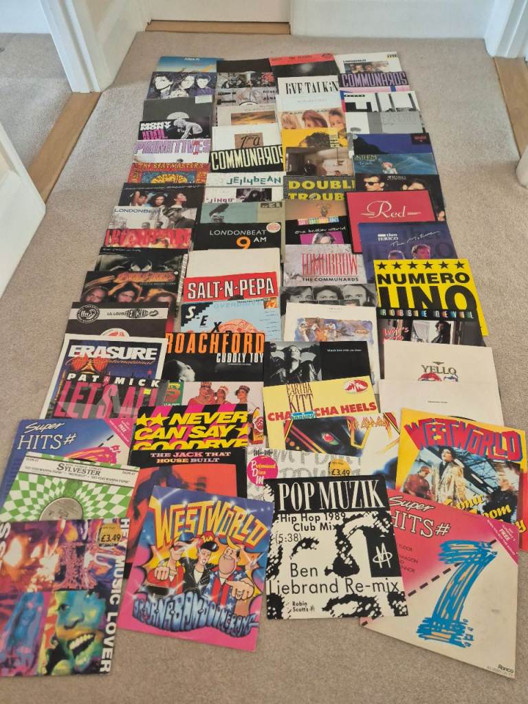 Job lot of mixed vinyl records