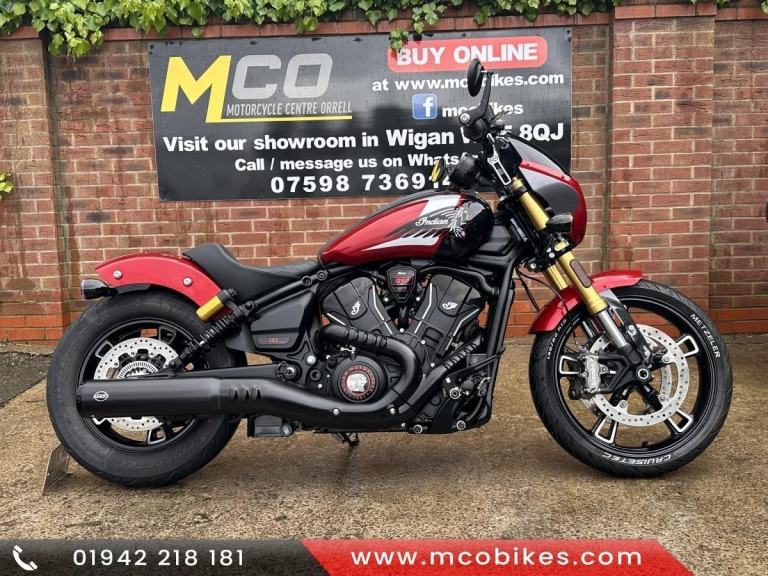 Indian Scout 101 75 reg 1owner FSH 460miles S+S Exhaust