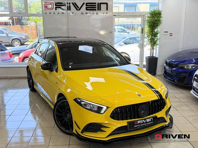 STUNNING! MERCEDES BENZ A35 2.0 AMG 4MATIC+ AERO KIT + SUN YELLOW +FREE DELIVERY